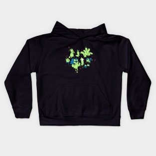 Rock N Rolliens: Party 5 Kids Hoodie